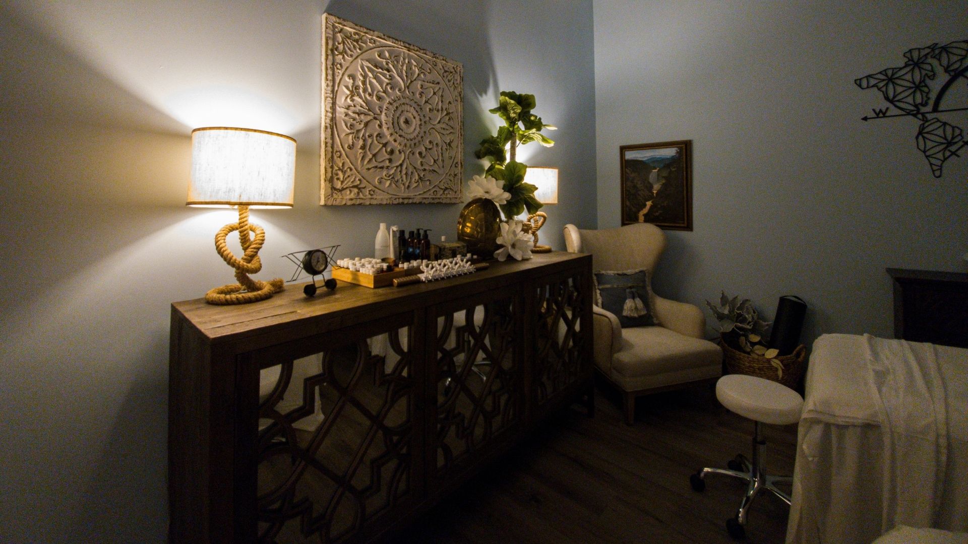 spa table